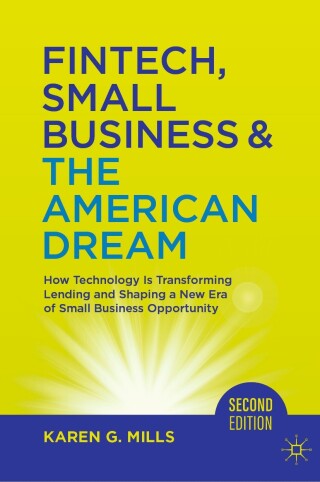 Cover image: Fintech, Small Business & The American Dream 2nd edition 9783031556111