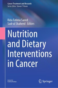 Imagen de portada: Nutrition and Dietary Interventions in Cancer 9783031556210