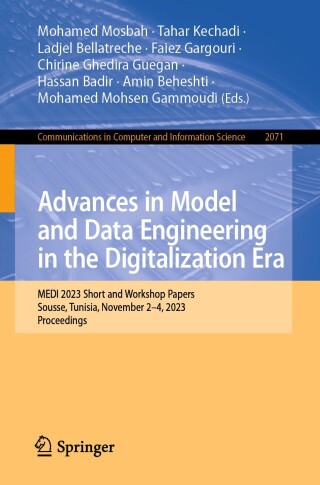 Imagen de portada: Advances in Model and Data Engineering in the Digitalization Era 9783031557286