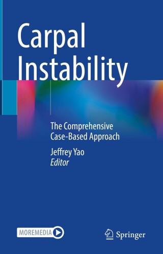 Imagen de portada: Carpal Instability 9783031558689