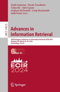 Cover image: Advances in Information Retrieval 9783031560712