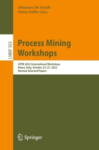 صورة الغلاف: Process Mining Workshops 9783031561061