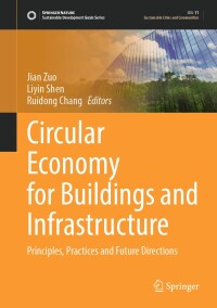 Cover image: Circular Economy for Buildings and Infrastructure 9783031562402