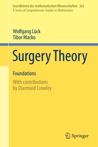 Cover image: Surgery Theory 9783031563331