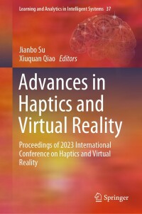 Cover image: Advances in Haptics and Virtual Reality 9783031565205