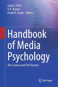 Omslagafbeelding: Handbook of Media Psychology 9783031565366