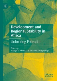 Titelbild: Development and Regional Stability in Africa 9783031566943