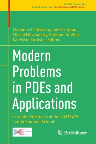 Cover image: Modern Problems in PDEs and Applications 9783031567315