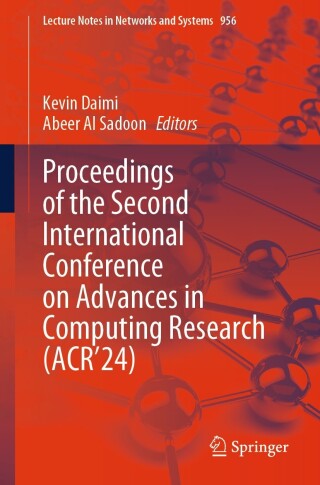 Cover image: Proceedings of the Second International Conference on Advances in Computing Research (ACR’24) 9783031569494