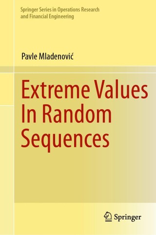 Cover image: Extreme Values In Random Sequences 9783031574115