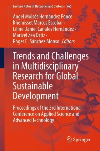Cover image: Trends and Challenges in Multidisciplinary Research for Global Sustainable Development 9783031576195