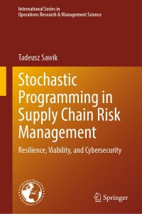 Imagen de portada: Stochastic Programming in Supply Chain Risk Management 9783031579264