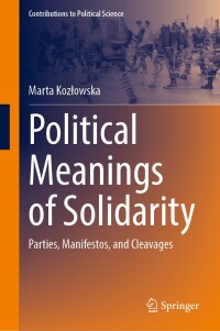 Immagine di copertina: Political Meanings of Solidarity 9783031583223