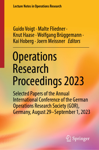 Cover image: Operations Research Proceedings 2023 9783031584046
