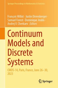 Cover image: Continuum Models and Discrete Systems 9783031586644