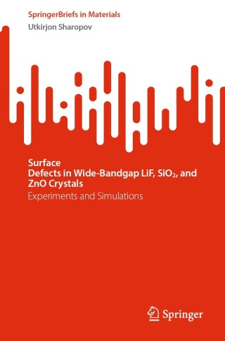 Omslagafbeelding: Surface Defects in Wide-Bandgap LiF, SiO2, and ZnO Crystals 9783031588495