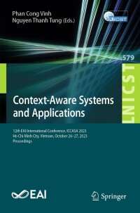 Imagen de portada: Context-Aware Systems and Applications 9783031588778