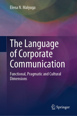 Cover image: The Language of Corporate Communication 9783031589041