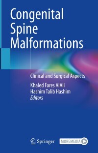 Cover image: Congenital Spine Malformations 9783031590306