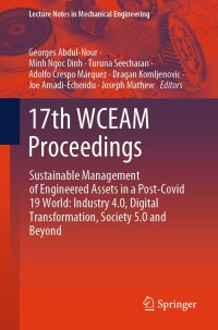 Cover image: 17th WCEAM Proceedings 9783031590412