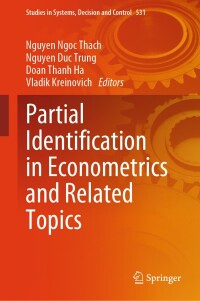 Cover image: Partial Identification in Econometrics and Related Topics 9783031591099