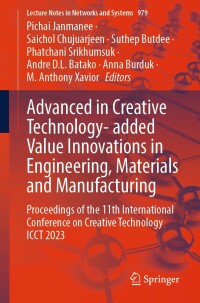 Cover image: Advanced in Creative Technology- added Value Innovations in Engineering, Materials and Manufacturing 9783031591631