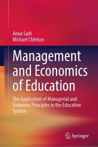 Cover image: Management and Economics of Education 9783031595264