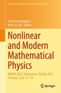 Omslagafbeelding: Nonlinear and Modern Mathematical Physics 9783031595387