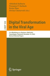 Cover image: Digital Transformation in the Viral Age 9783031600029