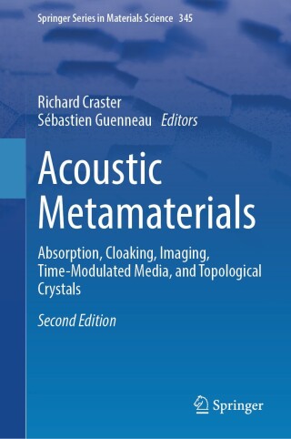 Imagen de portada: Acoustic Metamaterials 2nd edition 9783031600142
