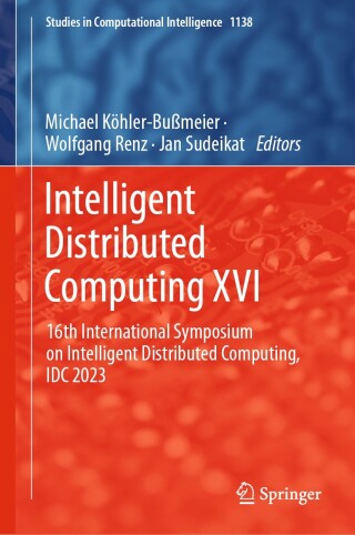 Imagen de portada: Intelligent Distributed Computing XVI 9783031600227