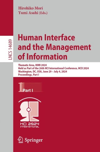 Immagine di copertina: Human Interface and the Management of Information 9783031601064