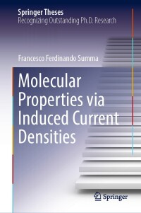 Cover image: Molecular Properties via Induced Current Densities 9783031601583