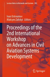 Immagine di copertina: Proceedings of the 2nd International Workshop on Advances in Civil Aviation Systems Development 9783031601958