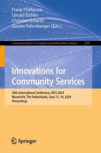 Cover image: Innovations for Community Services 9783031604324