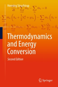 表紙画像: Thermodynamics and Energy Conversion 2nd edition 9783031605550