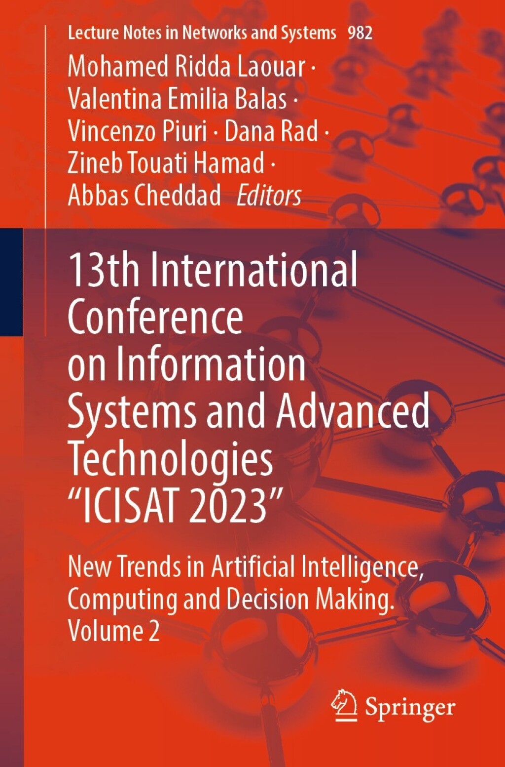 13th International Conference on Information Systems and Advanced Technologies “ICISAT 2023” New Trends in Artificial Intelligence, Computing and Decision Making. Volume 2