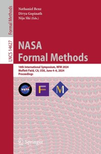 Cover image: NASA Formal Methods 9783031606977