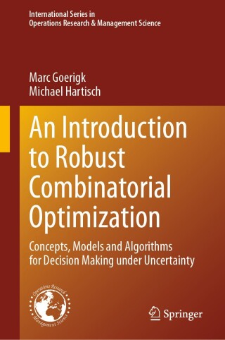 Cover image: An Introduction to Robust Combinatorial Optimization 9783031612602