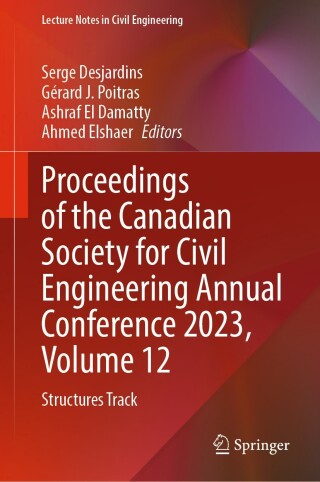 Cover image: Proceedings of the Canadian Society for Civil Engineering Annual Conference 2023, Volume 12 9783031615344