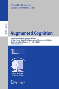 Cover image: Augmented Cognition 9783031615689