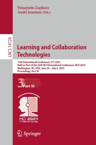 Imagen de portada: Learning and Collaboration Technologies 9783031616907
