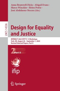 Cover image: Design for Equality and Justice 9783031616976