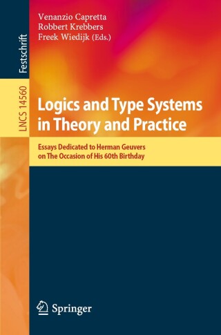 Titelbild: Logics and Type Systems in Theory and Practice 9783031617157
