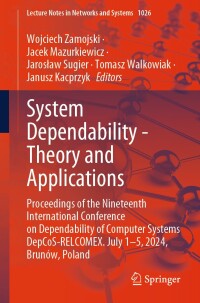 Cover image: System Dependability - Theory and Applications 9783031618567