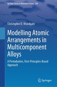 Imagen de portada: Modelling Atomic Arrangements in Multicomponent Alloys 9783031620201