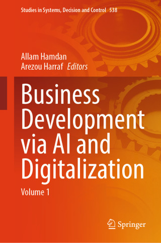 Cover image: Business Development via AI and Digitalization 9783031621017