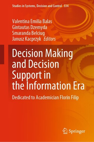 Cover image: Decision Making and Decision Support in the Information Era 9783031621574
