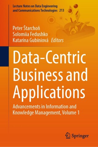 Cover image: Data-Centric Business and Applications 9783031622120