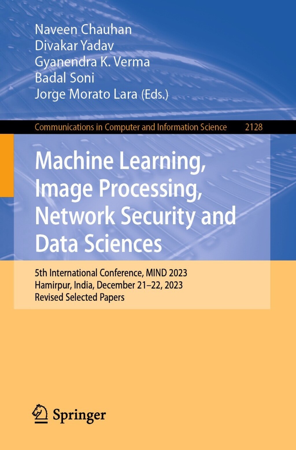 Machine Learning  Image Processing  Network Security and Data Sciences (eBook)